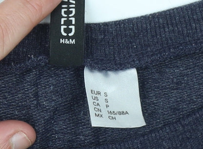 Womens UK Size S H&M Blue Pullover Sweatshirt