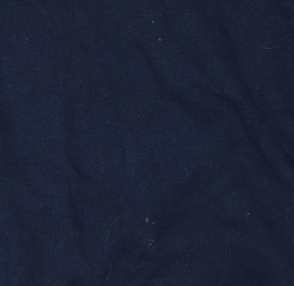 Mens UK Size S New Look Blue Half Zip Jumper