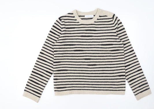 Womens UK Size S Primark Beige Pullover Jumper