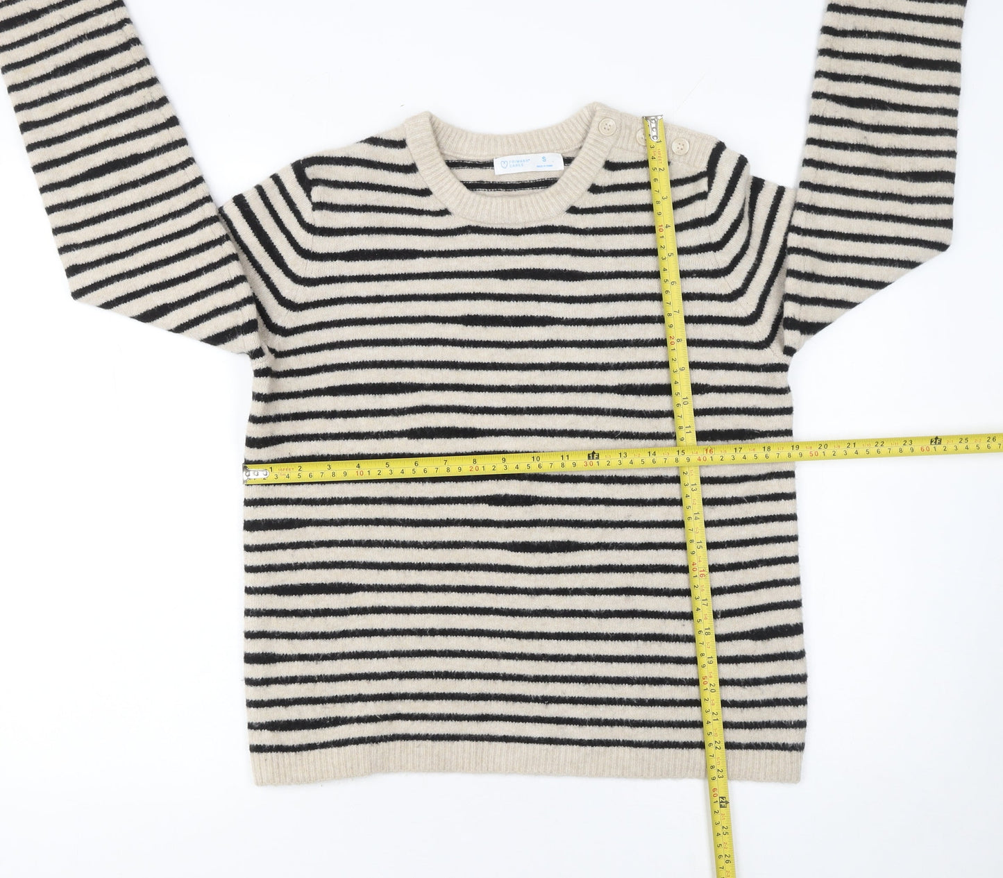 Womens UK Size S Primark Beige Pullover Jumper