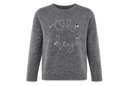 Womens UK Size 10 NEXT Grey Pullover Jumper