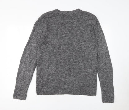 Womens UK Size 10 NEXT Grey Pullover Jumper