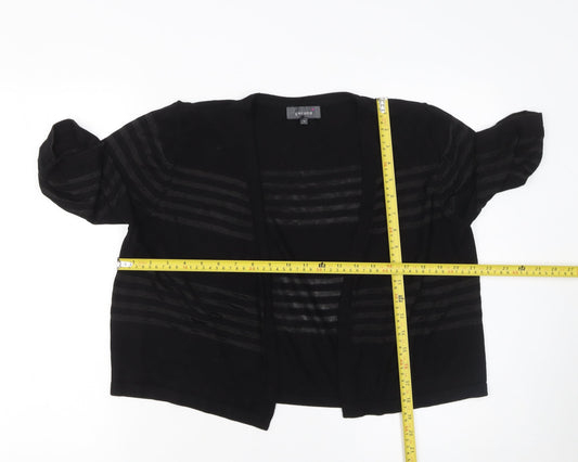 Womens UK Size 16 Marks and Spencer Black Cardigan Jumper