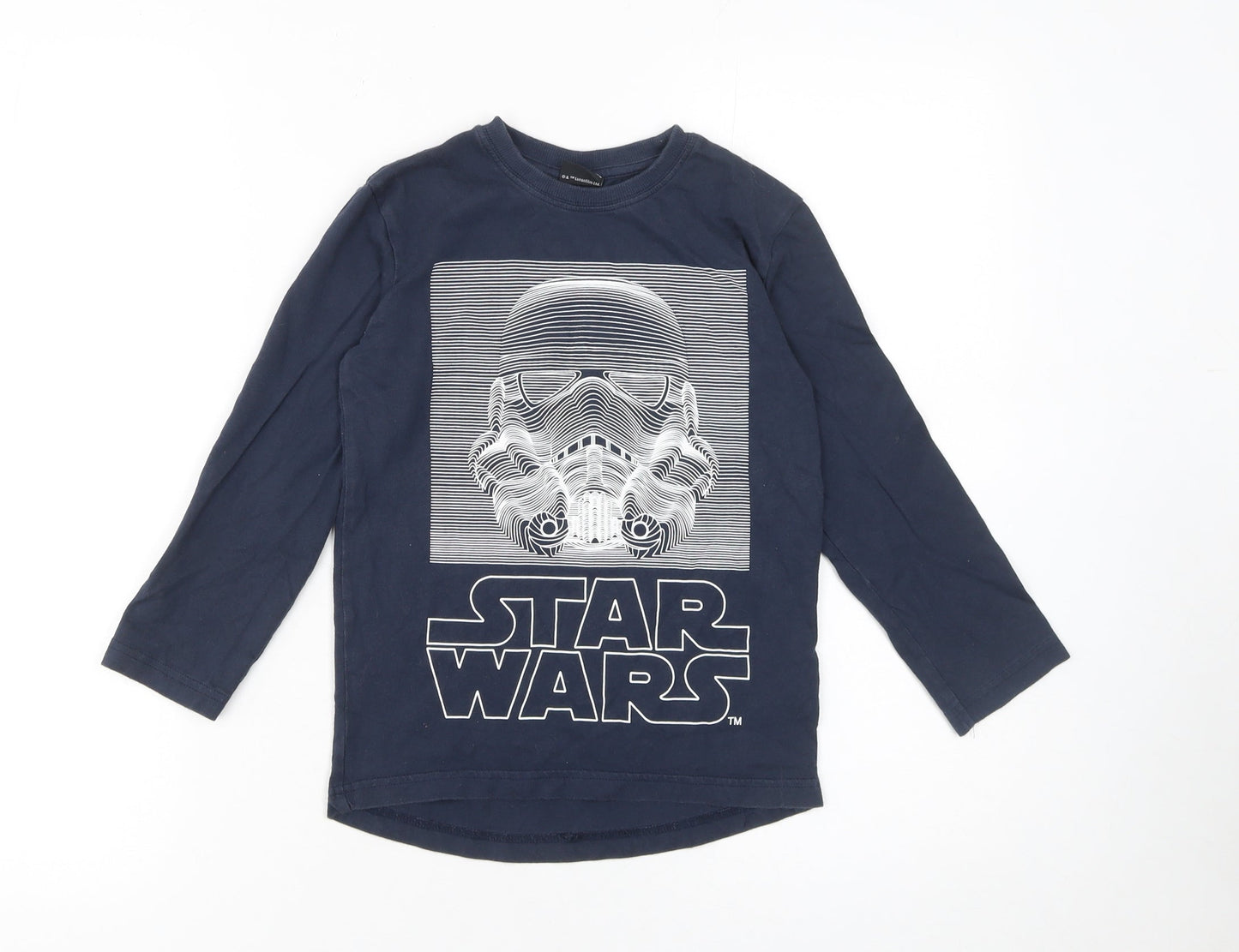 Boys UK Size 6 Years NEXT Blue Basic T-Shirt