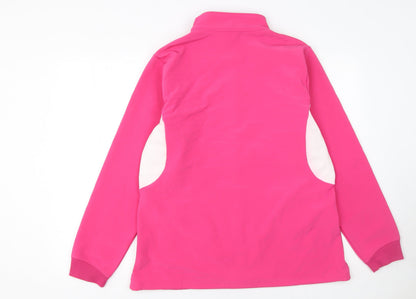 Womens UK Size 16 Island Green Pink GolfWalkingRunning & Jogging Jacket