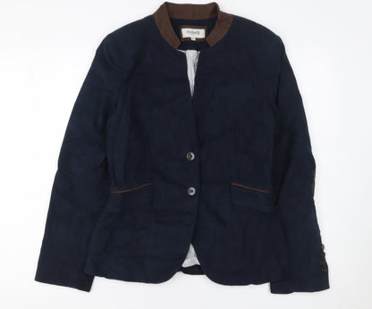 Womens UK Size 14 Fórmula Joven Regular Blue Suit Jacket