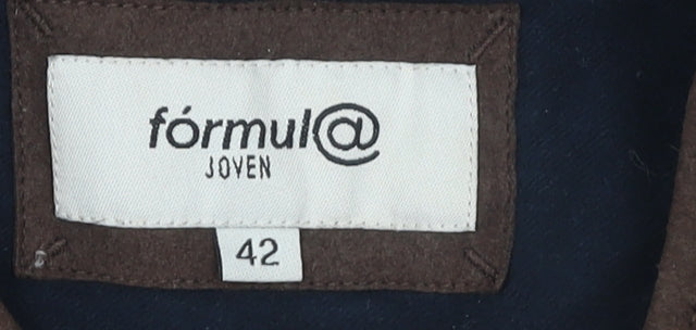 Womens UK Size 14 Fórmula Joven Regular Blue Suit Jacket