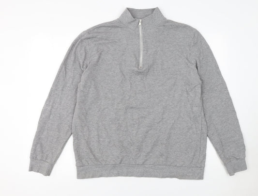 Mens UK Size XL ASOS Design Grey Pullover Sweatshirt