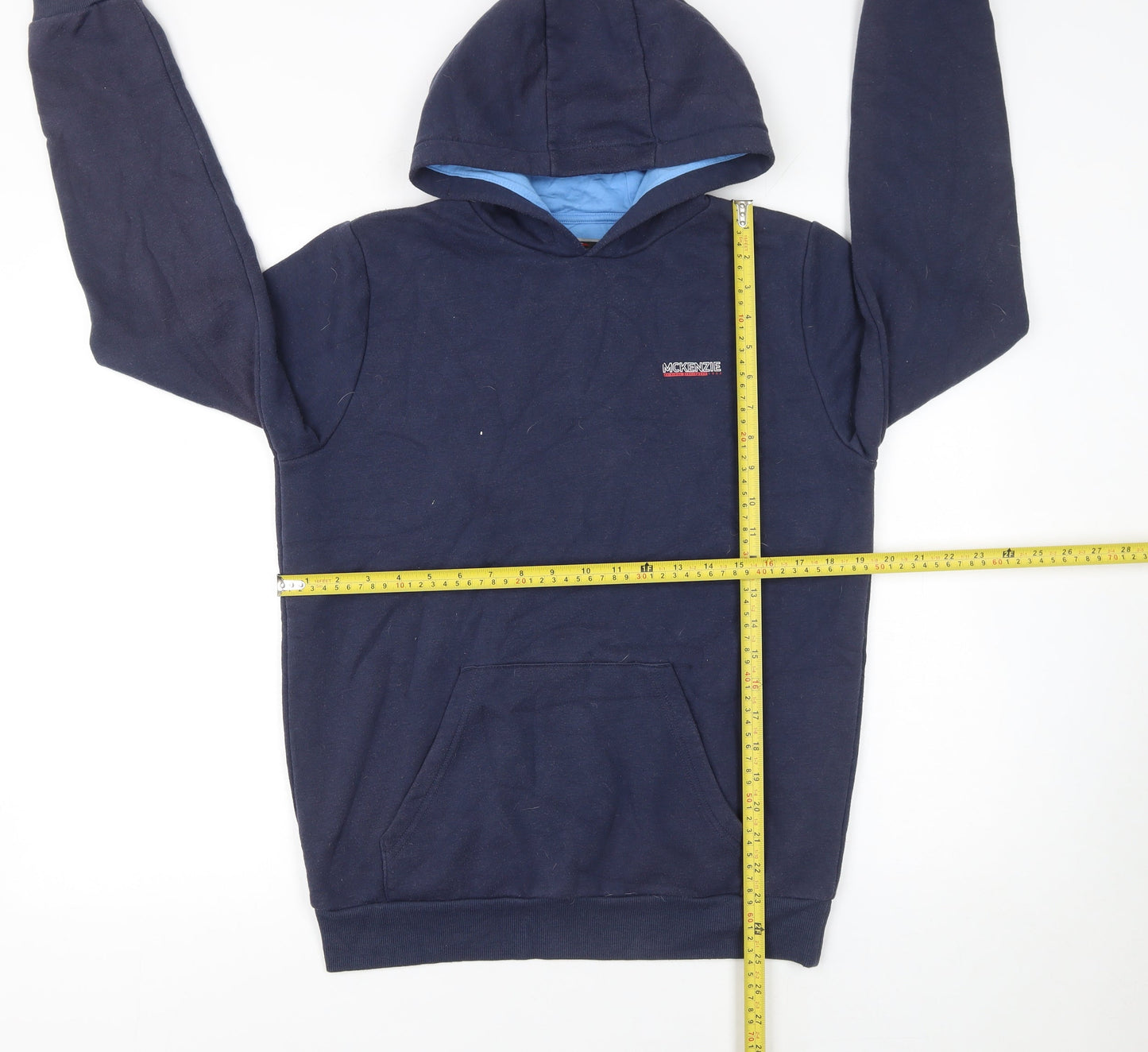 Boys UK Size 13-15 Years McKenzie Blue Pullover Hoodie