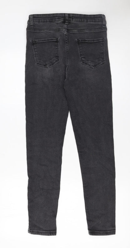 Womens UK Size 14 YMR Denim Slim Fit Skinny Black Jeans