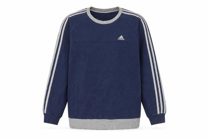 Mens UK Size M adidas Blue Pullover Sweatshirt