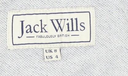Womens UK Size 8 Jack Wills Grey Pullover Sweatshirt
