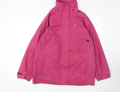 Womens UK Size L Trespass Pink Parka Coat