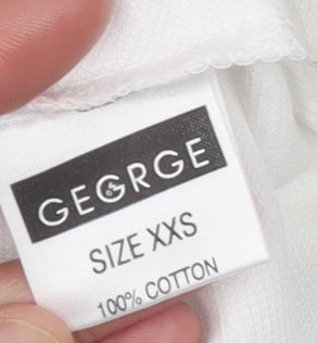 Mens UK Size XS George 100% Cotton Polo Shirt