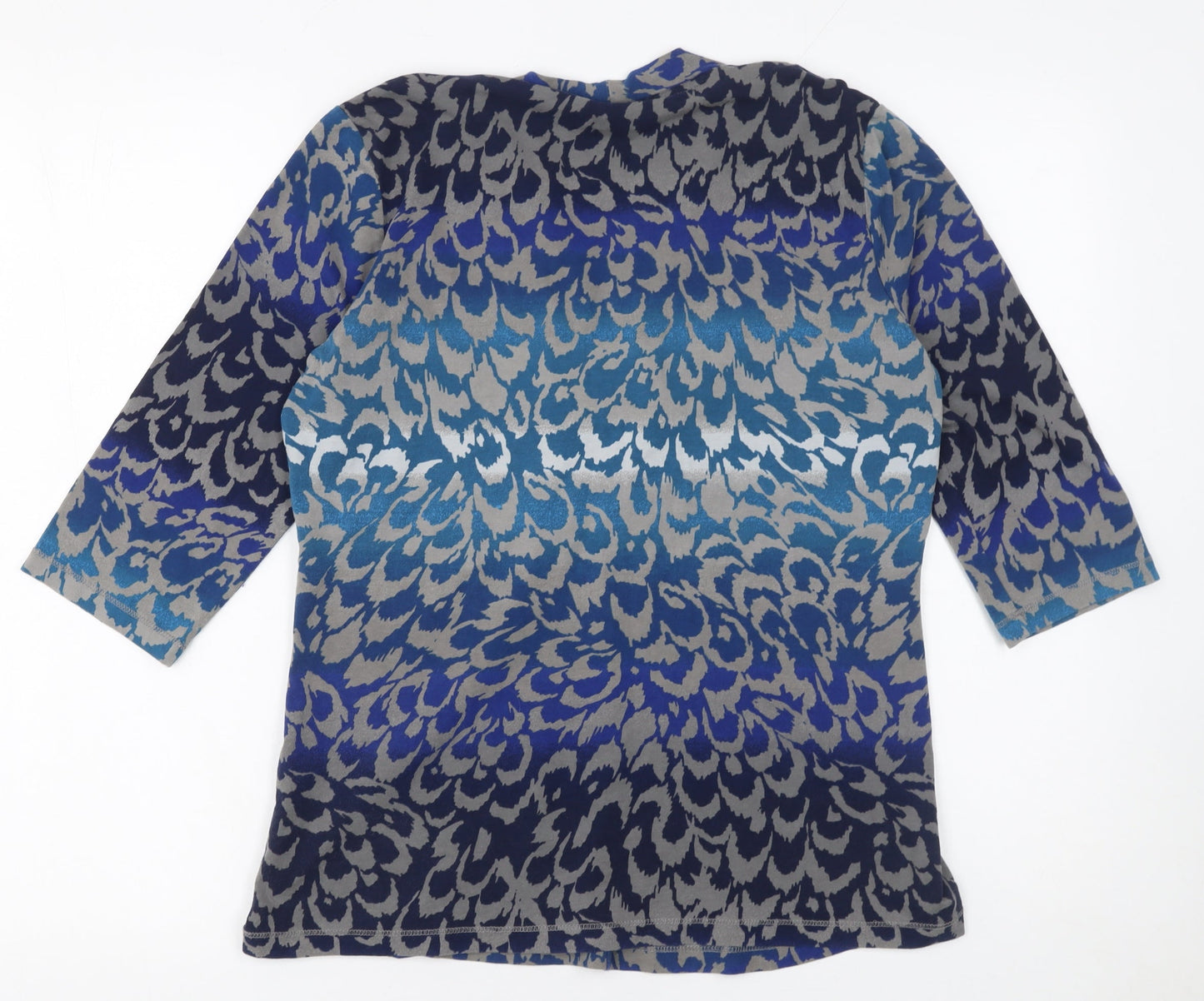 Womens UK Size 16 Olsen Blue Tunic Blouse