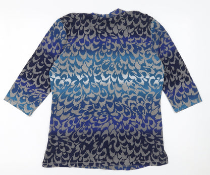 Womens UK Size 16 Olsen Blue Tunic Blouse