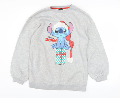 Girls UK Size 11-12 Years Disney at Primark Grey Pullover Jumper