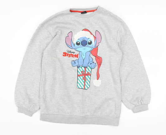 Girls UK Size 11-12 Years Disney at Primark Grey Pullover Jumper
