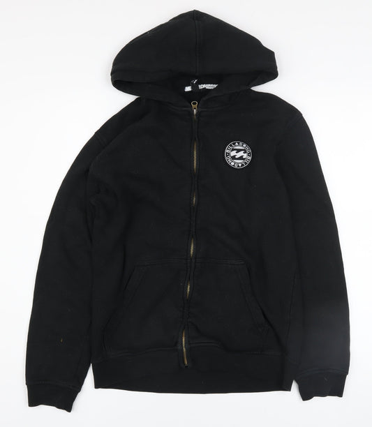 Boys UK Size 14 Years Billabong Black Full Zip Hoodie