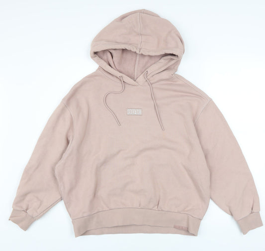 Womens UK Size M Li-Ning Beige Pullover Hoodie