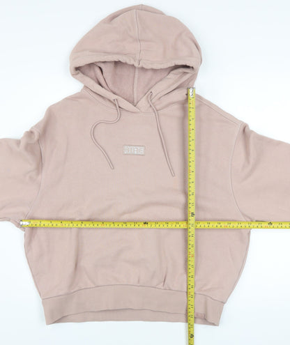 Womens UK Size M Li-Ning Beige Pullover Hoodie