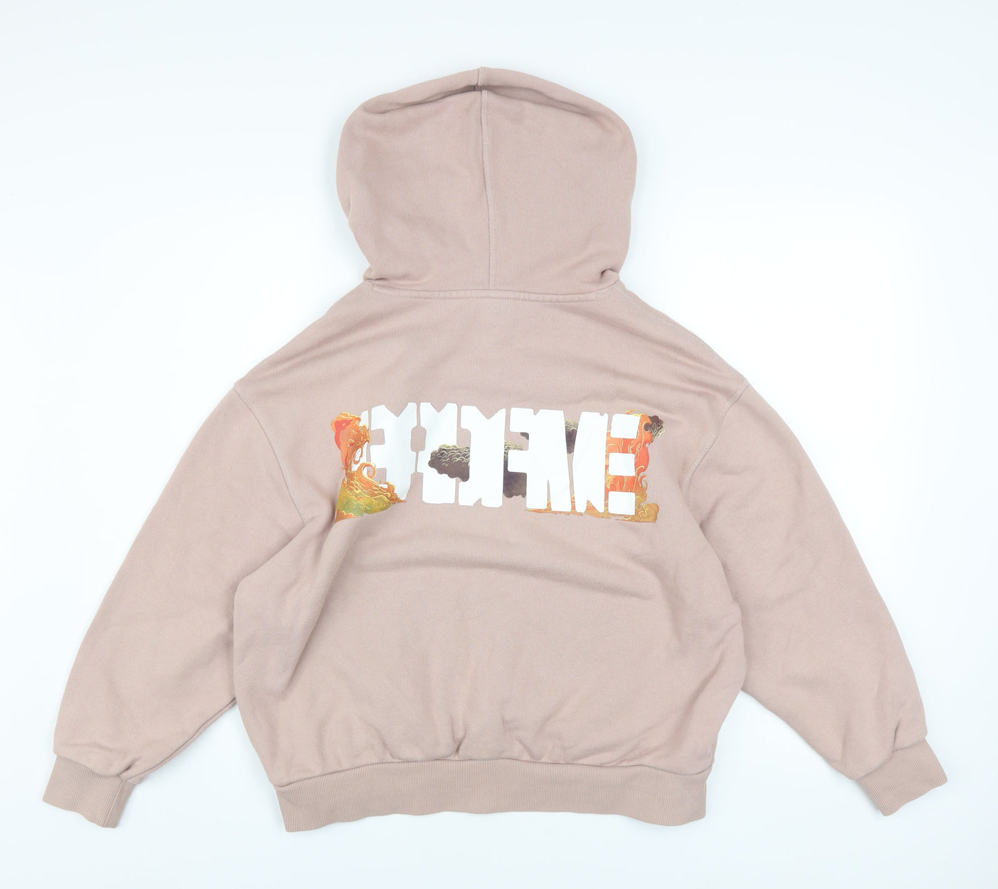 Womens UK Size M Li-Ning Beige Pullover Hoodie