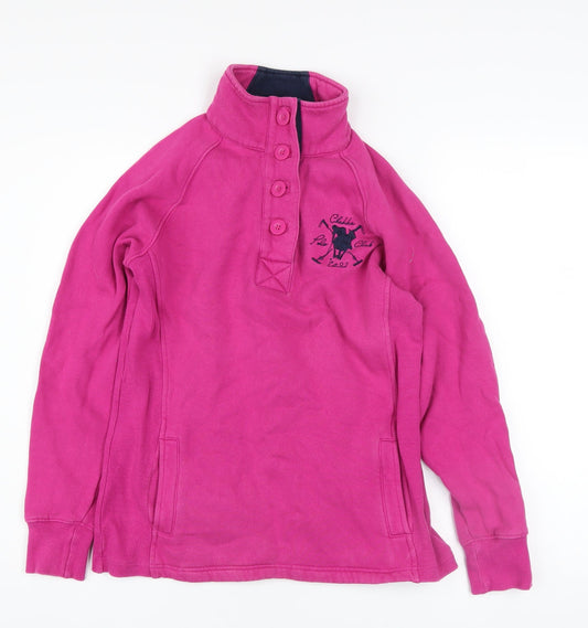 Womens UK Size 8 Chukka Pink Pullover Sweatshirt