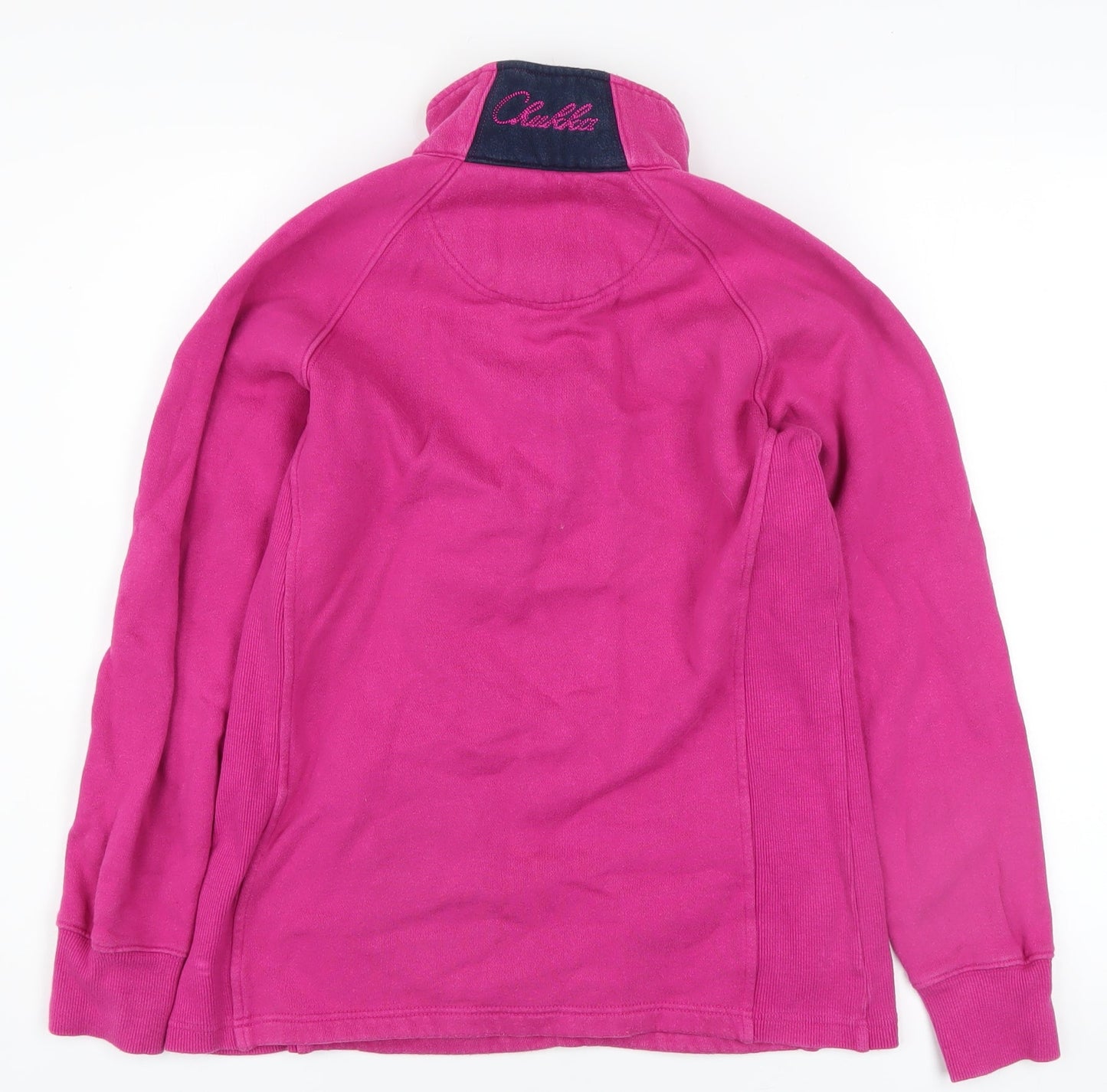 Womens UK Size 8 Chukka Pink Pullover Sweatshirt