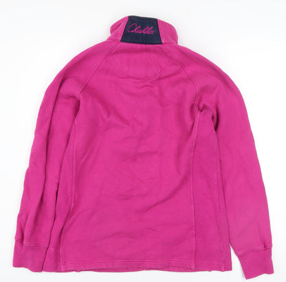 Womens UK Size 8 Chukka Pink Pullover Sweatshirt