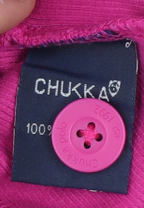 Womens UK Size 8 Chukka Pink Pullover Sweatshirt