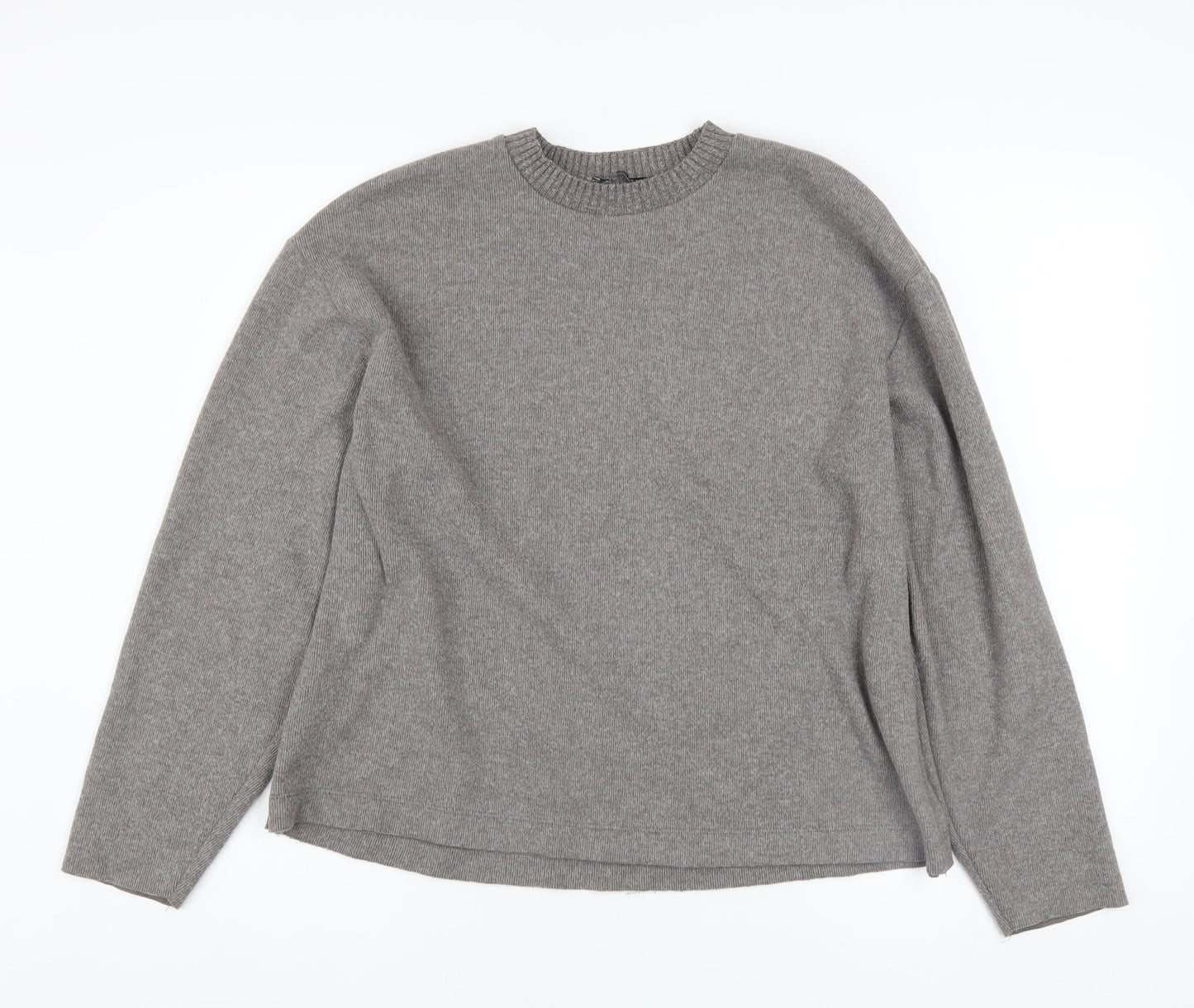 Womens UK Size 12 Zara Grey Pullover Jumper