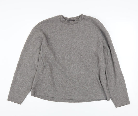Womens UK Size 12 Zara Grey Pullover Jumper