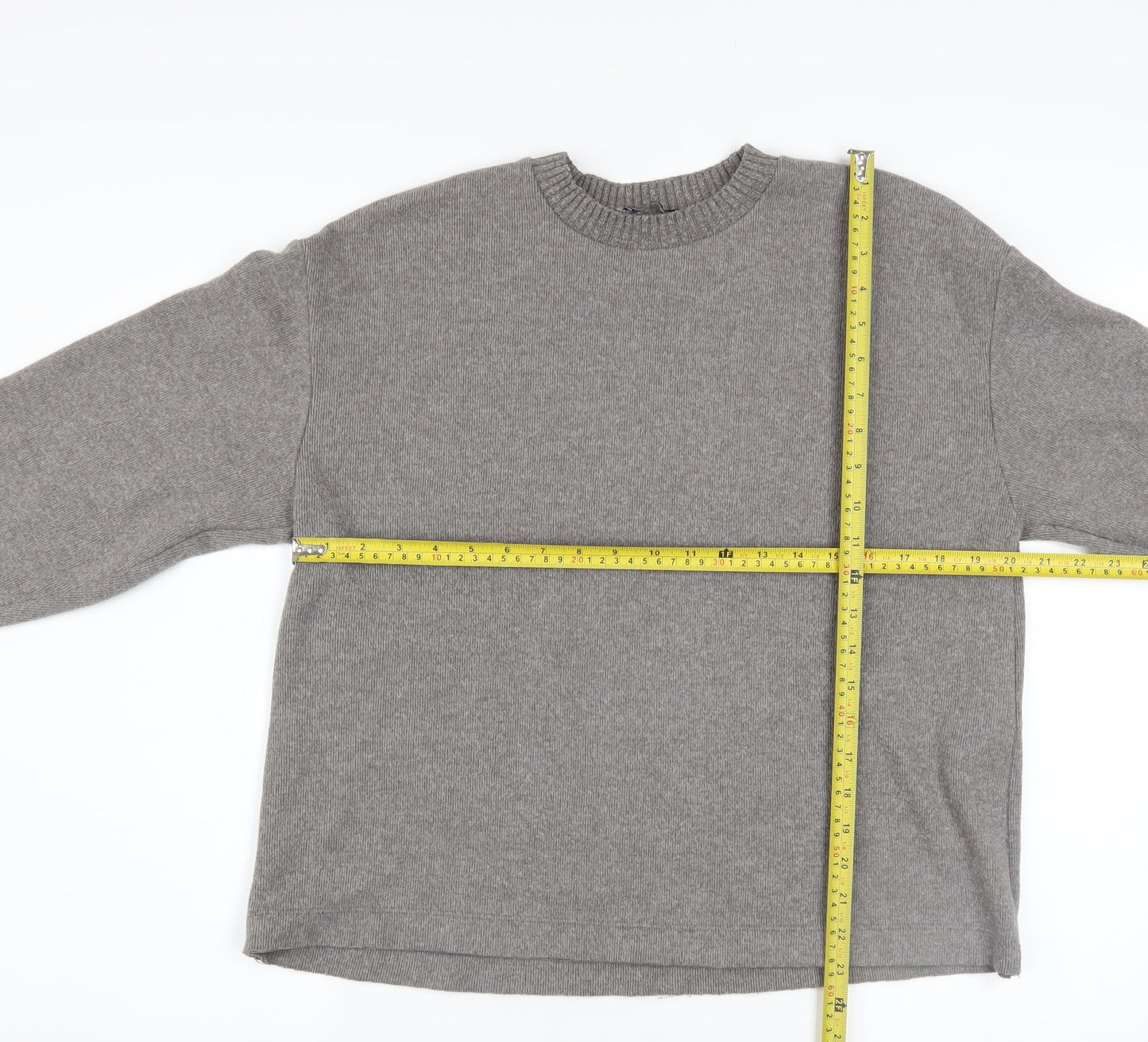 Womens UK Size 12 Zara Grey Pullover Jumper