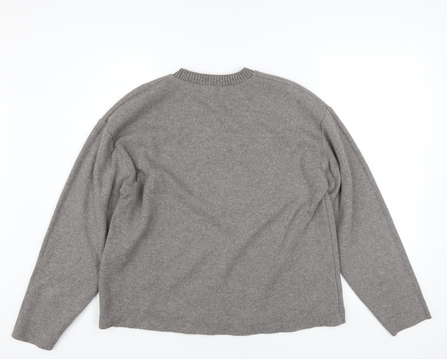Womens UK Size 12 Zara Grey Pullover Jumper