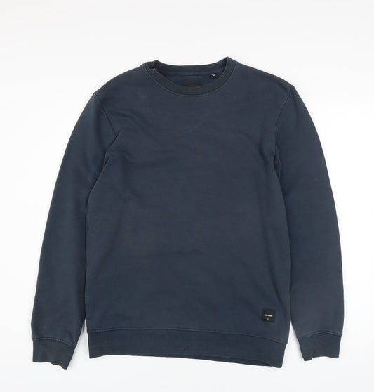 Mens UK Size S ONLY & SONS Blue Pullover Sweatshirt