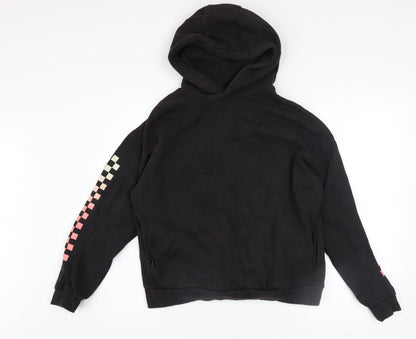 Boys UK Size 13-14 Years Marks and Spencer Black Pullover Hoodie
