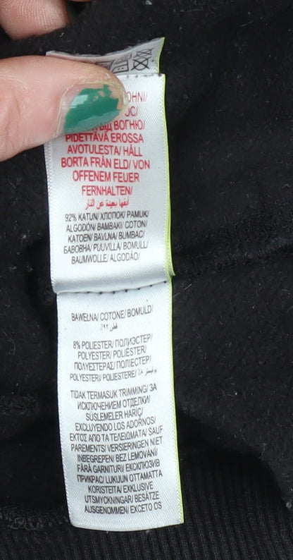 Boys UK Size 13-14 Years Marks and Spencer Black Pullover Hoodie
