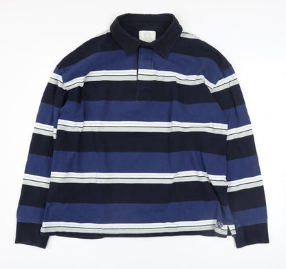Mens UK Size L Marks and Spencer Blue Pullover Sweatshirt
