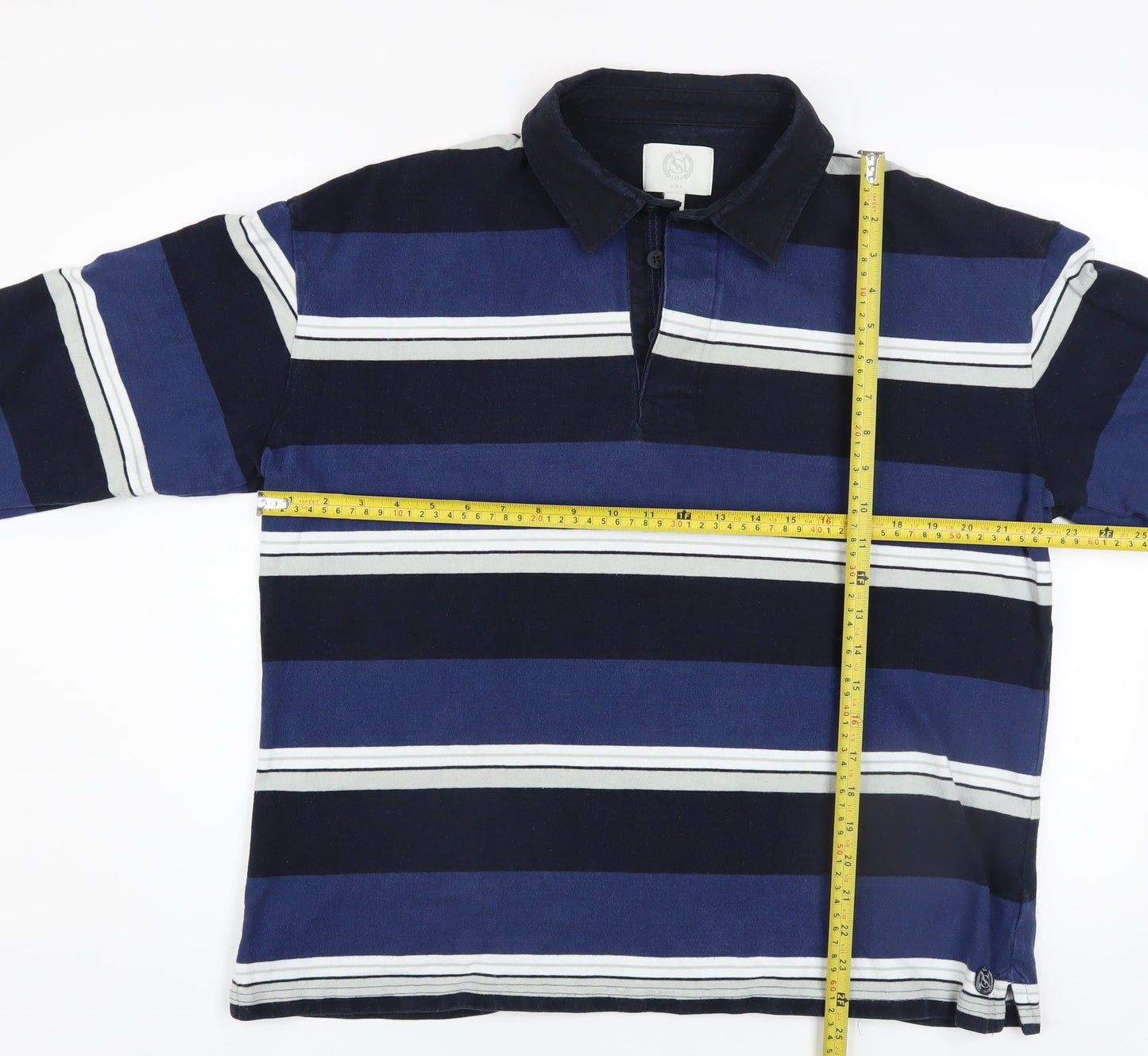Mens UK Size L Marks and Spencer Blue Pullover Sweatshirt