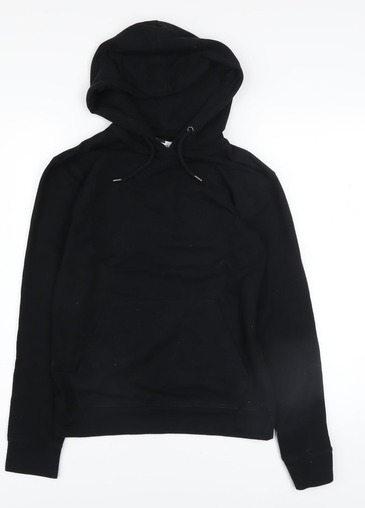 Mens UK Size S Topman Black Pullover Hoodie