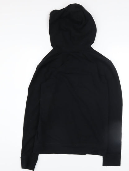 Mens UK Size S Topman Black Pullover Hoodie
