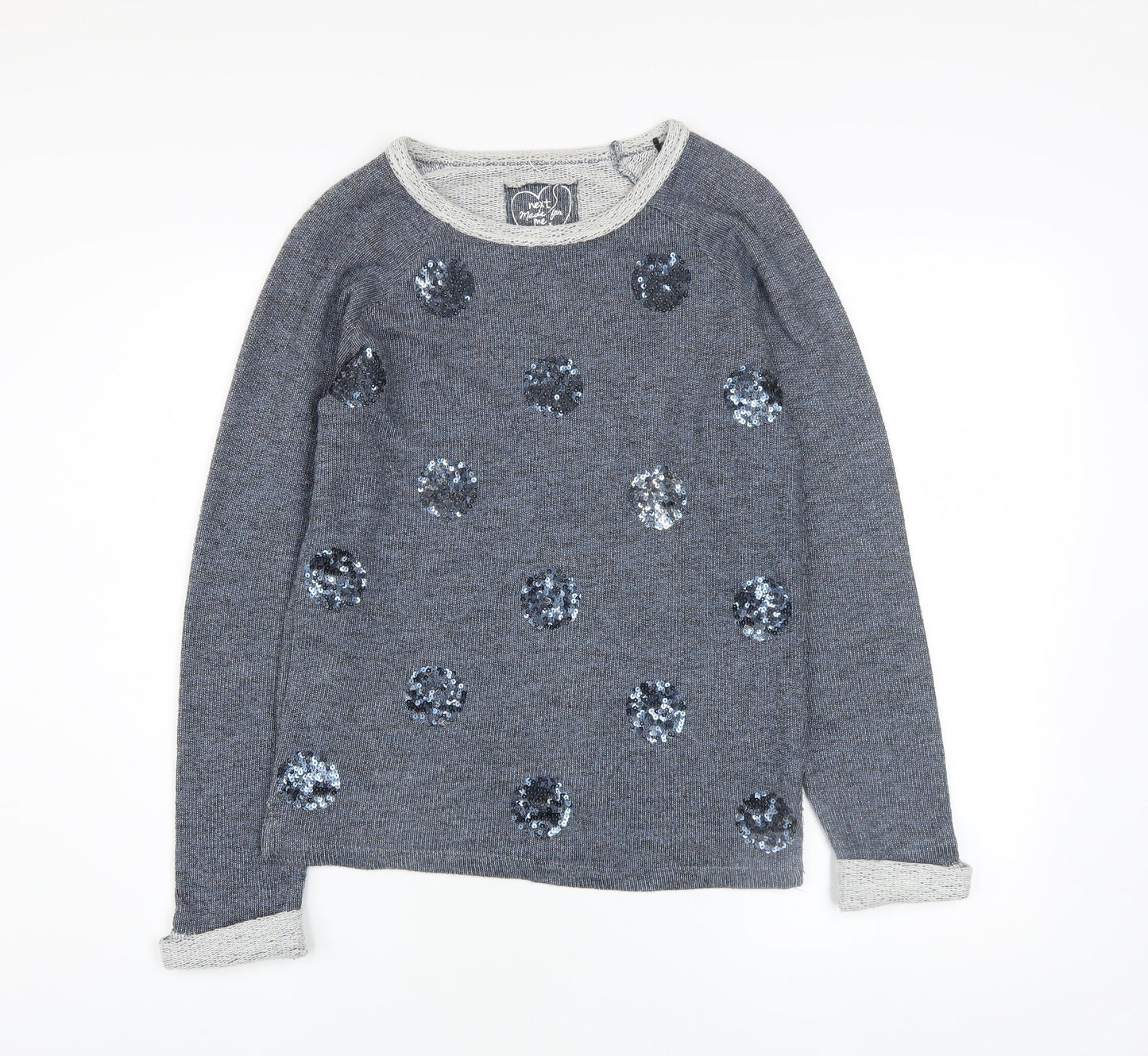 Womens UK Size 6 NEXT Grey Pullover Jumper