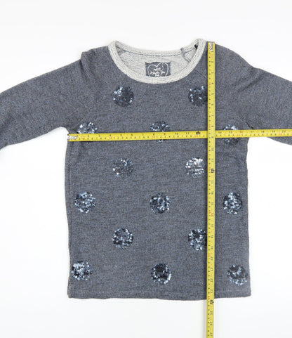 Womens UK Size 6 NEXT Grey Pullover Jumper