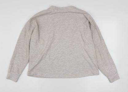 Womens UK Size XS River Island Beige Pullover Sweatshirt