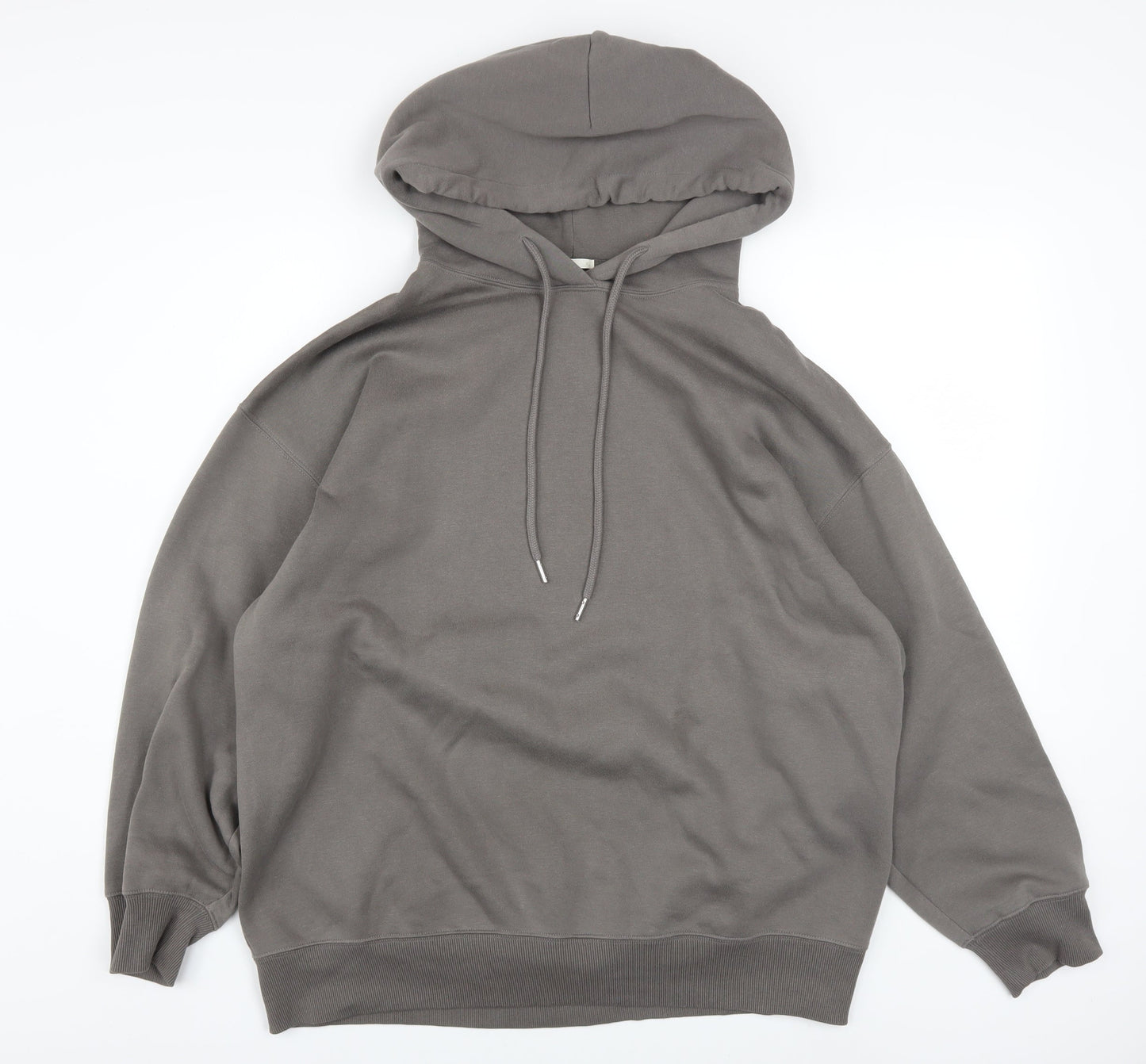 Mens UK Size L GU Grey Pullover Hoodie
