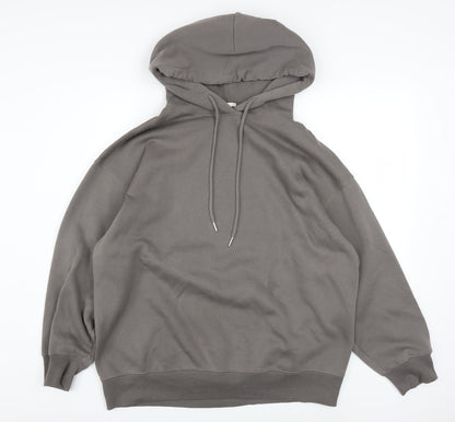 Mens UK Size L GU Grey Pullover Hoodie