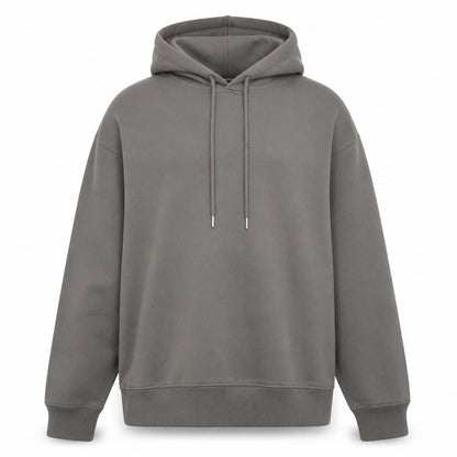 Mens UK Size L GU Grey Pullover Hoodie