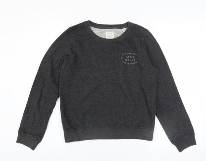 Womens UK Size 6 Jack Wills Grey Pullover Sweatshirt