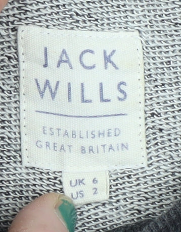 Womens UK Size 6 Jack Wills Grey Pullover Sweatshirt