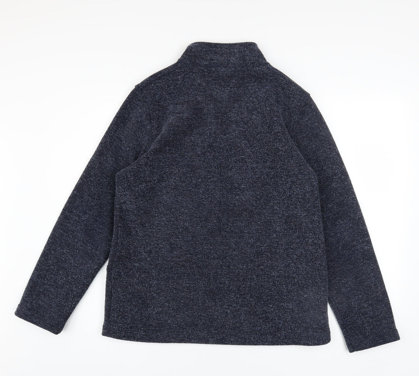 Womens UK Size 12 Marks and Spencer Blue Full Zip Jumper